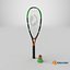Speedminton Racquet with Shuttlecock