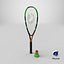 Speedminton Racquet with Shuttlecock