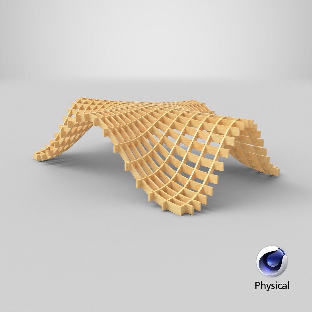 Shell Pavilion 04 Waffle 3D Model - TurboSquid 2388264