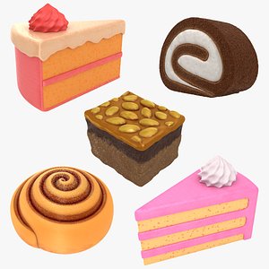 3D Cartoon Cake Collection 2 model