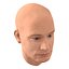 Male Head Rigged 4