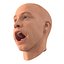 Male Head Rigged 4