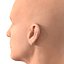 Male Head Rigged 4