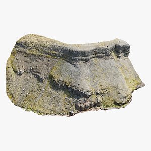 3D Cliff Mountain Slope - 3D PBR Model