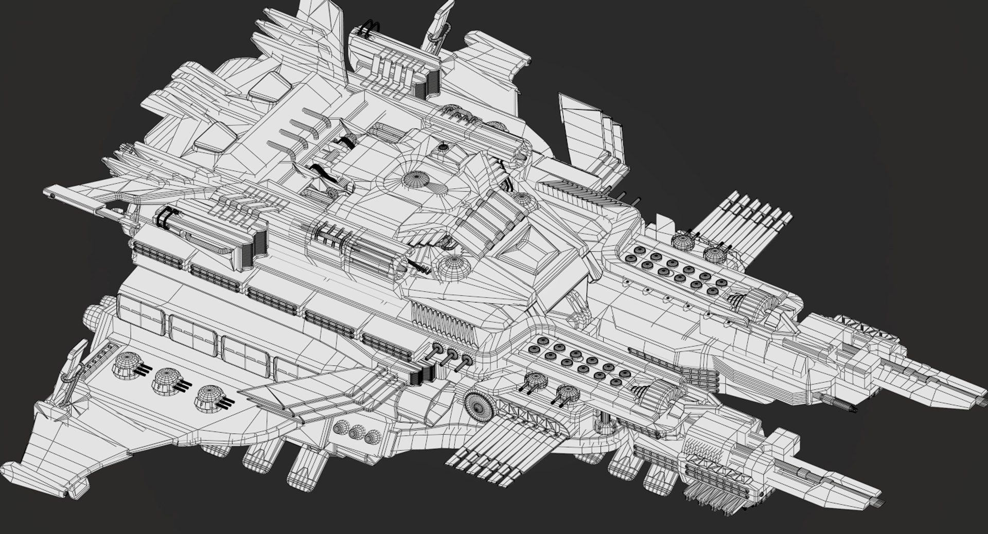 Sci-fi Rigged Spaceship 3D Model - TurboSquid 1379125