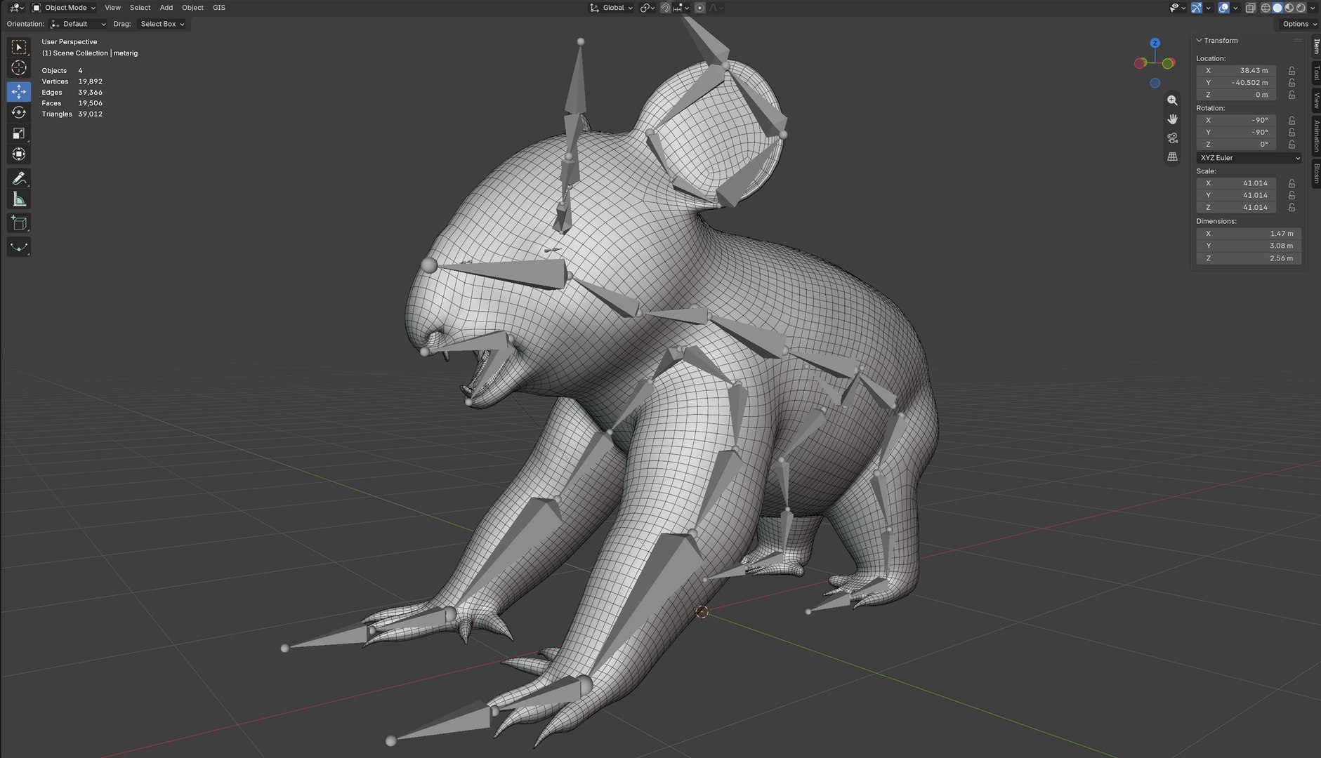 Koala 3D model https://p.turbosquid.com/ts-thumb/jo/eDF59P/U8/wire/jpg/1785210956/1920x1080/fit_q87/2ecc1ce37b217a96814952c9d17fa7ef4dd44294/wire.jpg