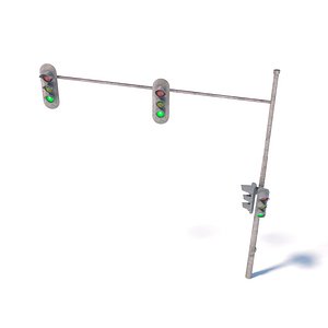 traffic light 3D model