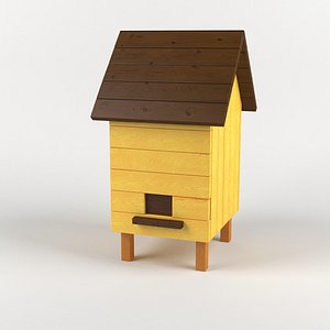 3d model bee beehive
