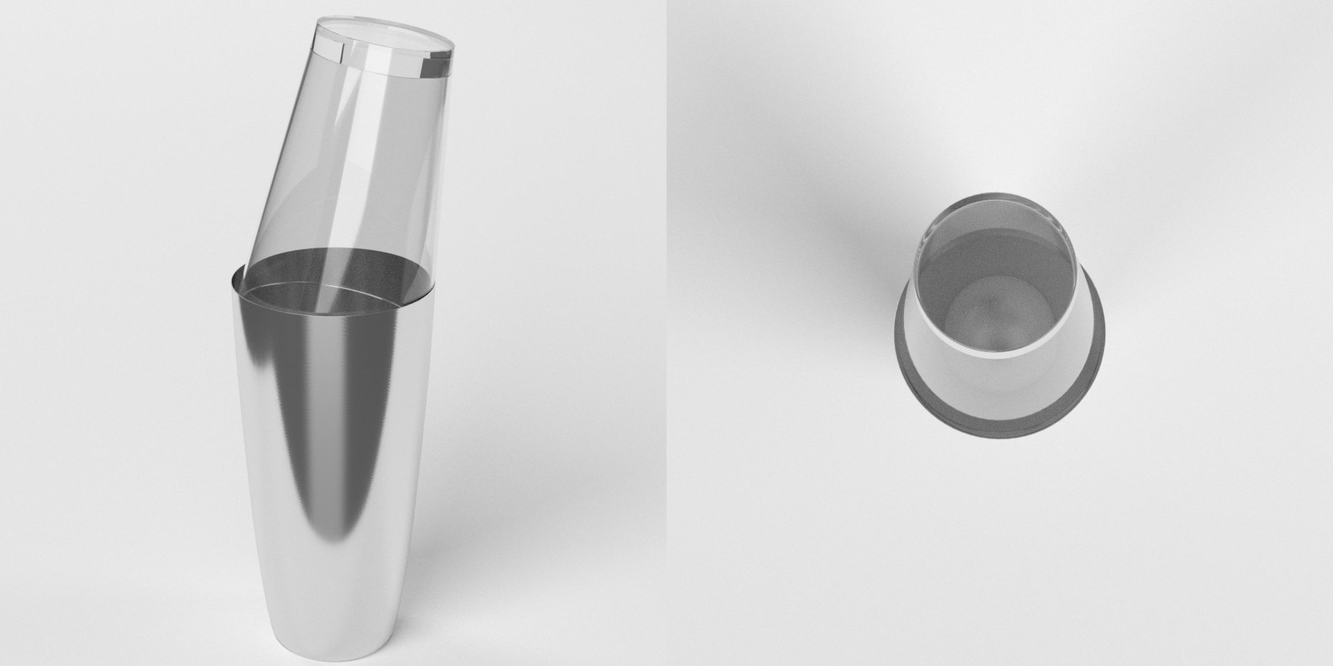 3D Boston Shaker Model - TurboSquid 1583654