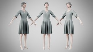 Dress 06 Philippine Gray