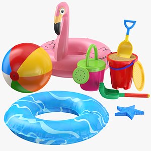 sand beach toy 3D model