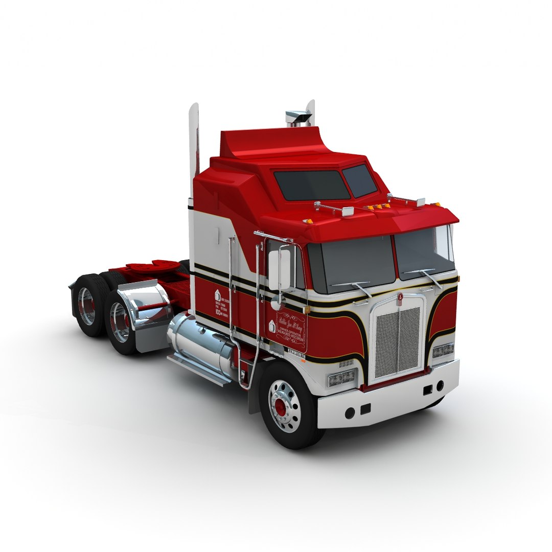 ケンワースK100エアロダイン3Dモデル - TurboSquid 615479