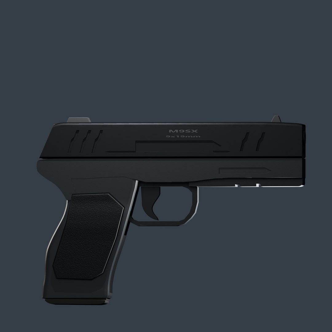M9SX Game Ready Modular Handgun Model - TurboSquid 2629324