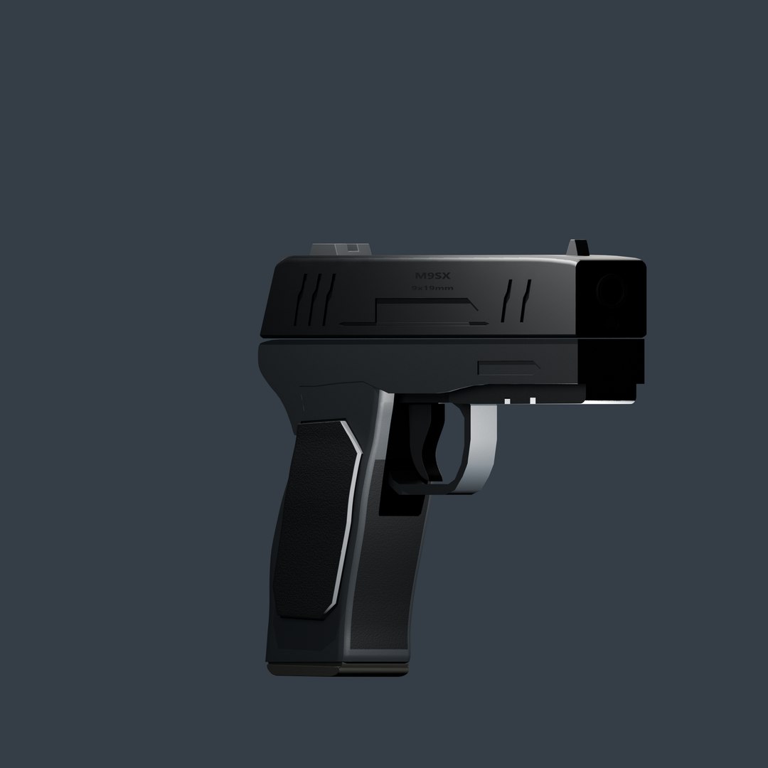 M9SX Game Ready Modular Handgun Model - TurboSquid 2629324