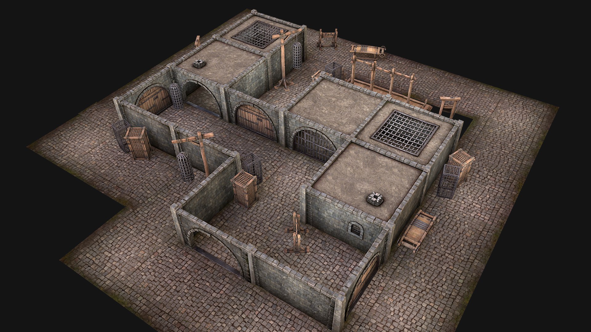 Medieval Prison Constructor Torture Room 3D model https://p.turbosquid.com/ts-thumb/jo/y5rQhm/qn/aaaprisonbigpack9/png/1674771022/1920x1080/fit_q87/7021d6c7a2e01047af8034ab86acb9eaf6f709b1/aaaprisonbigpack9.jpg