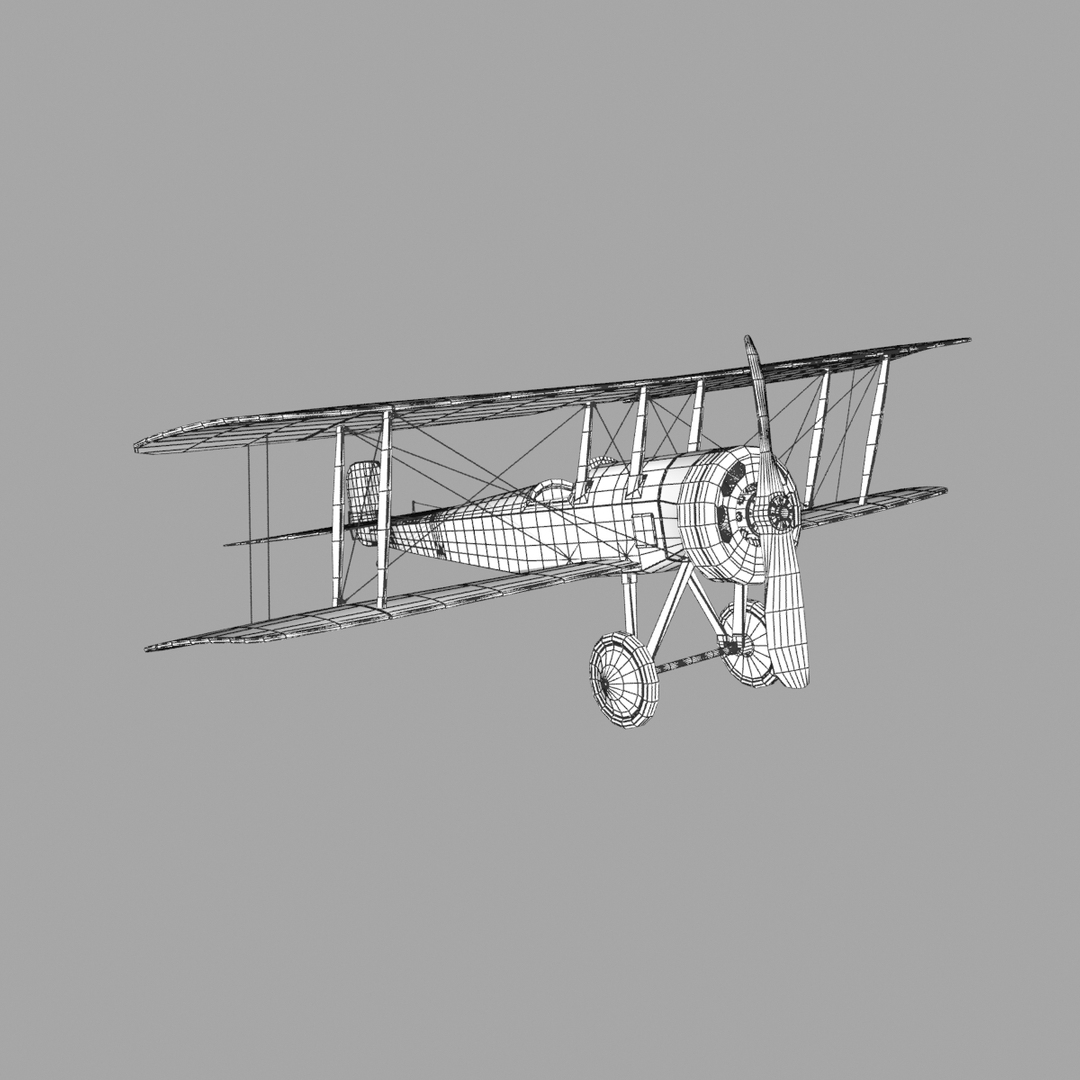 3d Historic Airplane