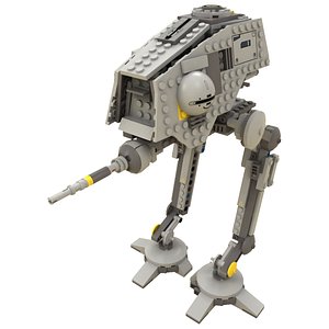 lego starwars at-dp 3d model