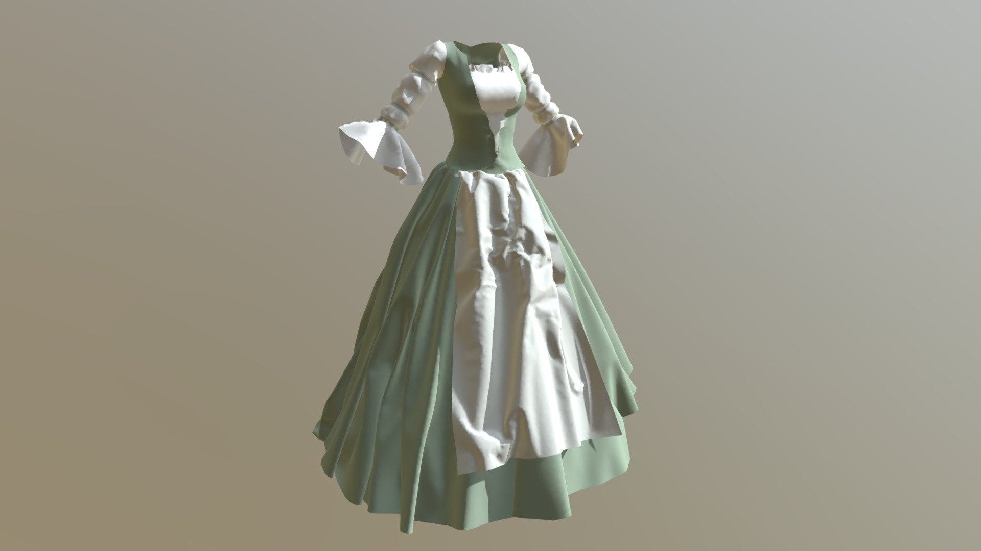 modèle 3D de Robe classique - TurboSquid 1957619