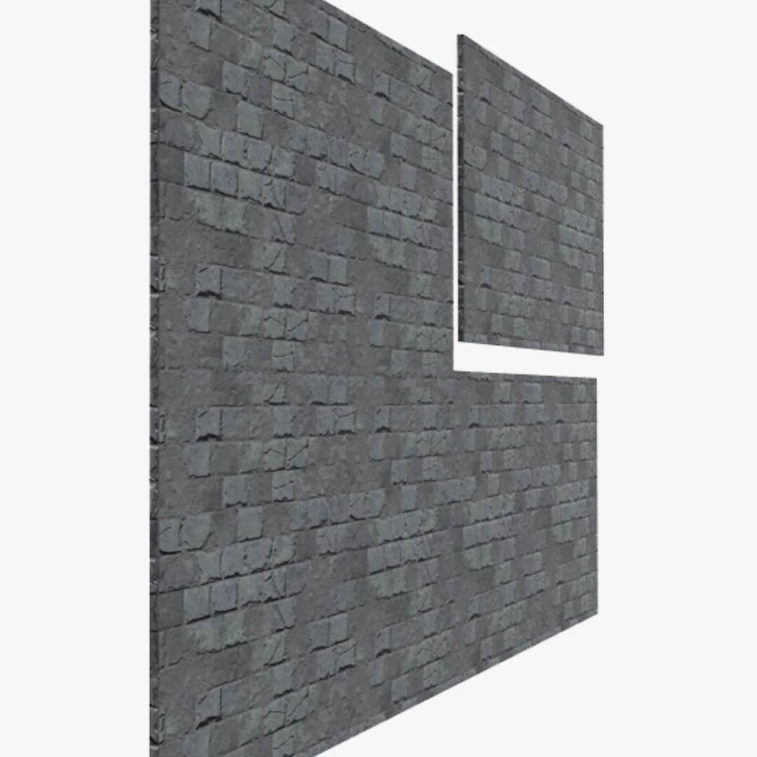 3D Model Stones Brick Wall - TurboSquid 1289639