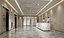 3D 35 RECEPTION office - hotel lobby - hospital