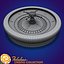 american roulette wheel - obj