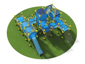 3D Outdoor Kids Playground - 002