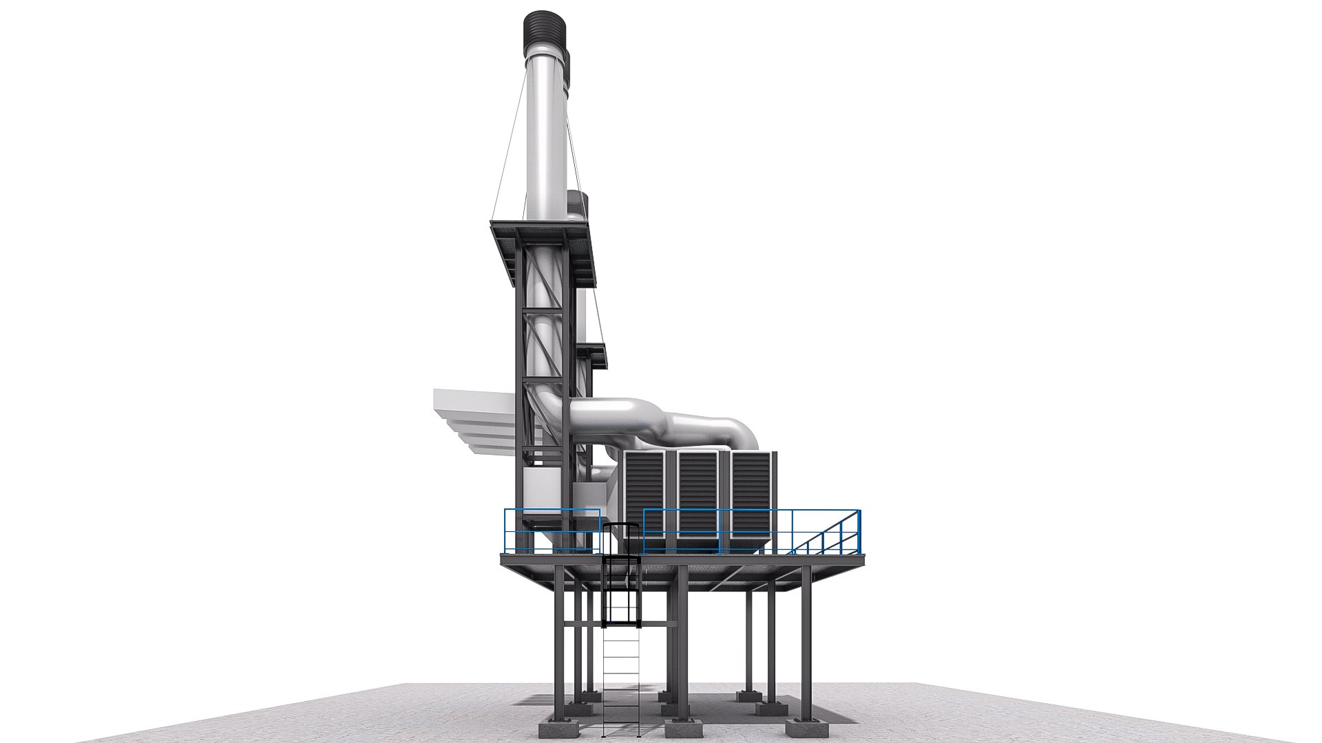 3D Air Conditioning Units Tower Model - TurboSquid 1970139