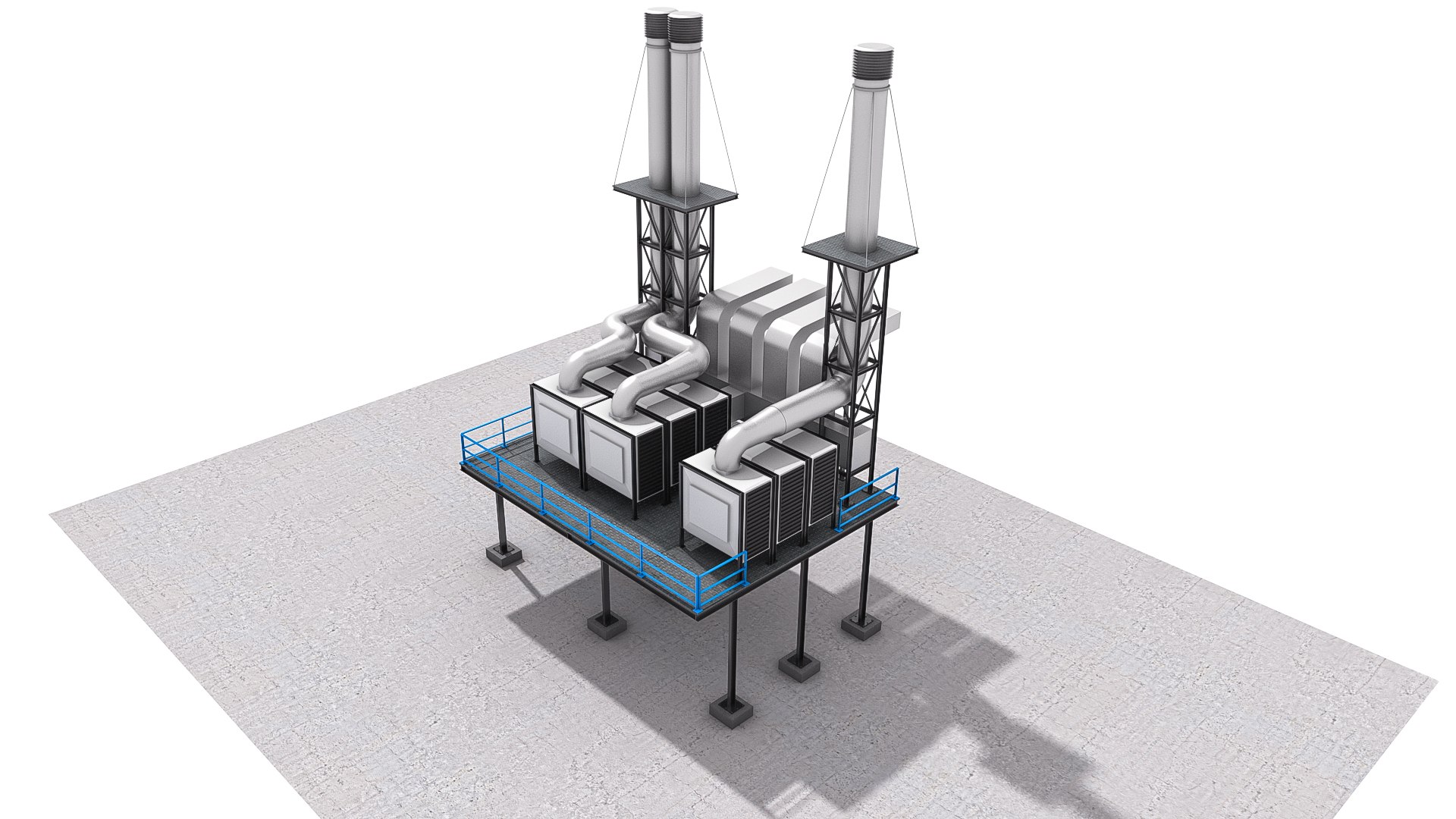 3D Air Conditioning Units Tower Model - TurboSquid 1970139