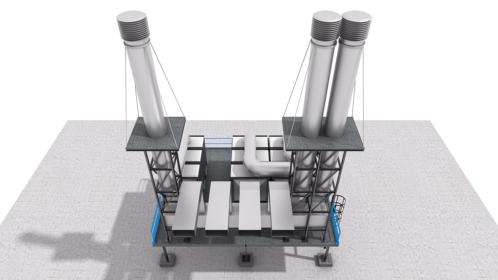 3D Air Conditioning Units Tower Model - TurboSquid 1970139