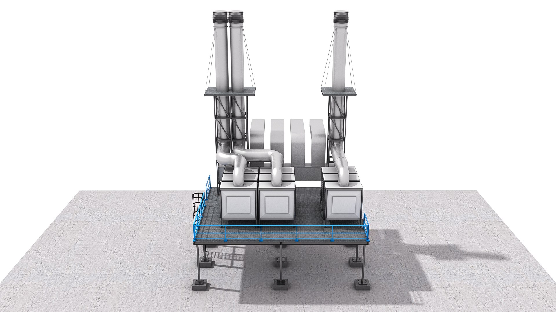 3D Air Conditioning Units Tower Model - TurboSquid 1970139