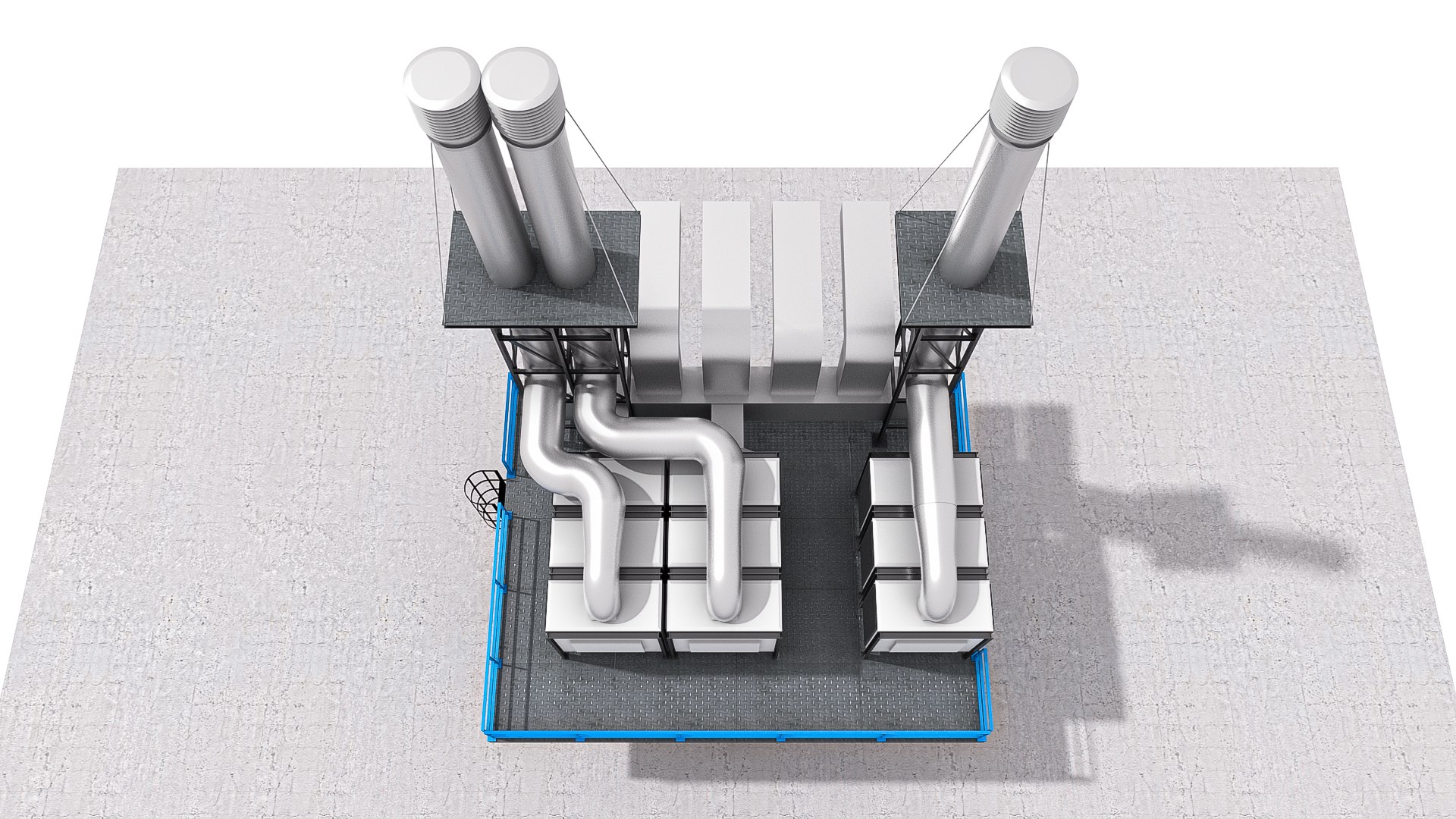 3D Air Conditioning Units Tower Model - TurboSquid 1970139