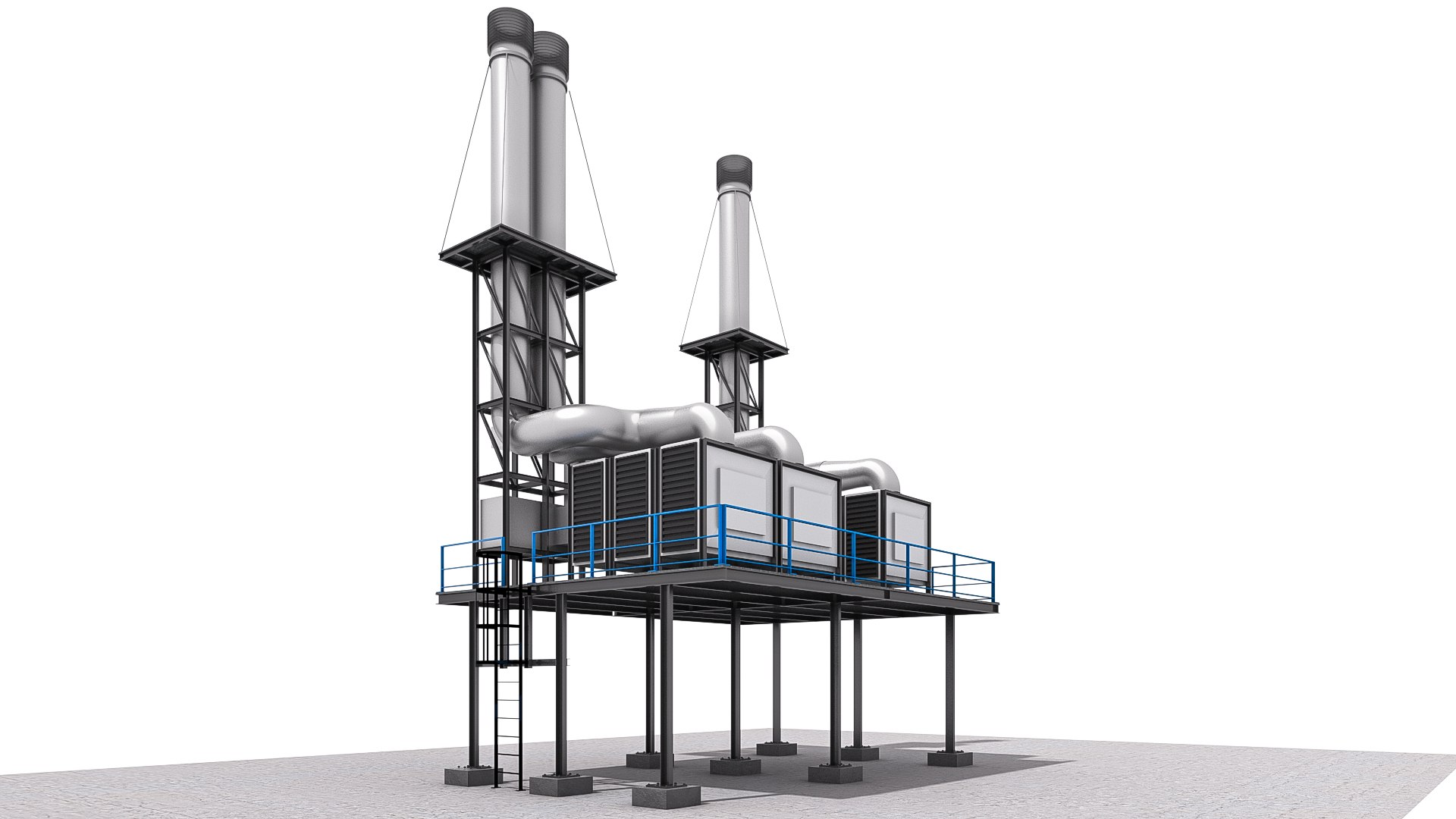3D Air Conditioning Units Tower Model - TurboSquid 1970139