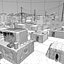 Farm and Shanty Village with People
