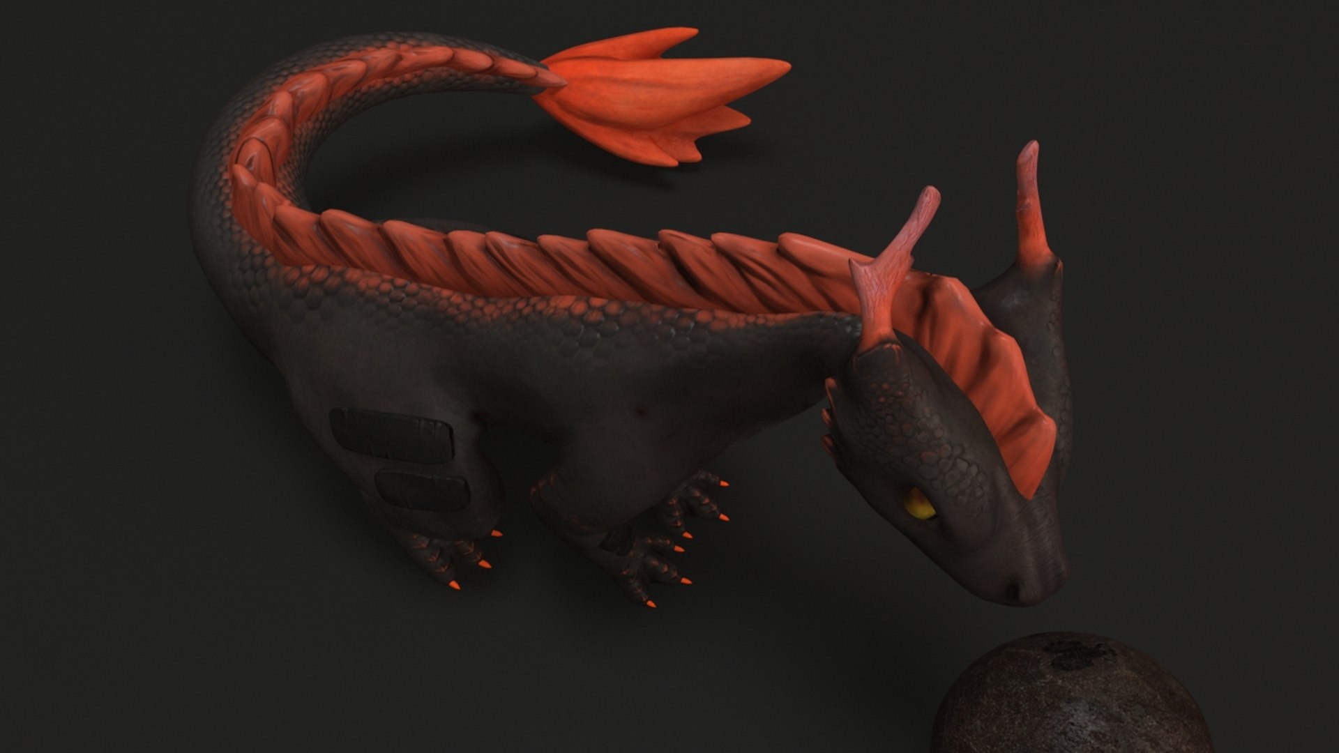 Baby Dragon Model - TurboSquid 1311579