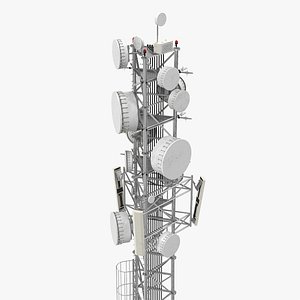 cellular tower site 3 3D model