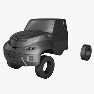 3D model truck