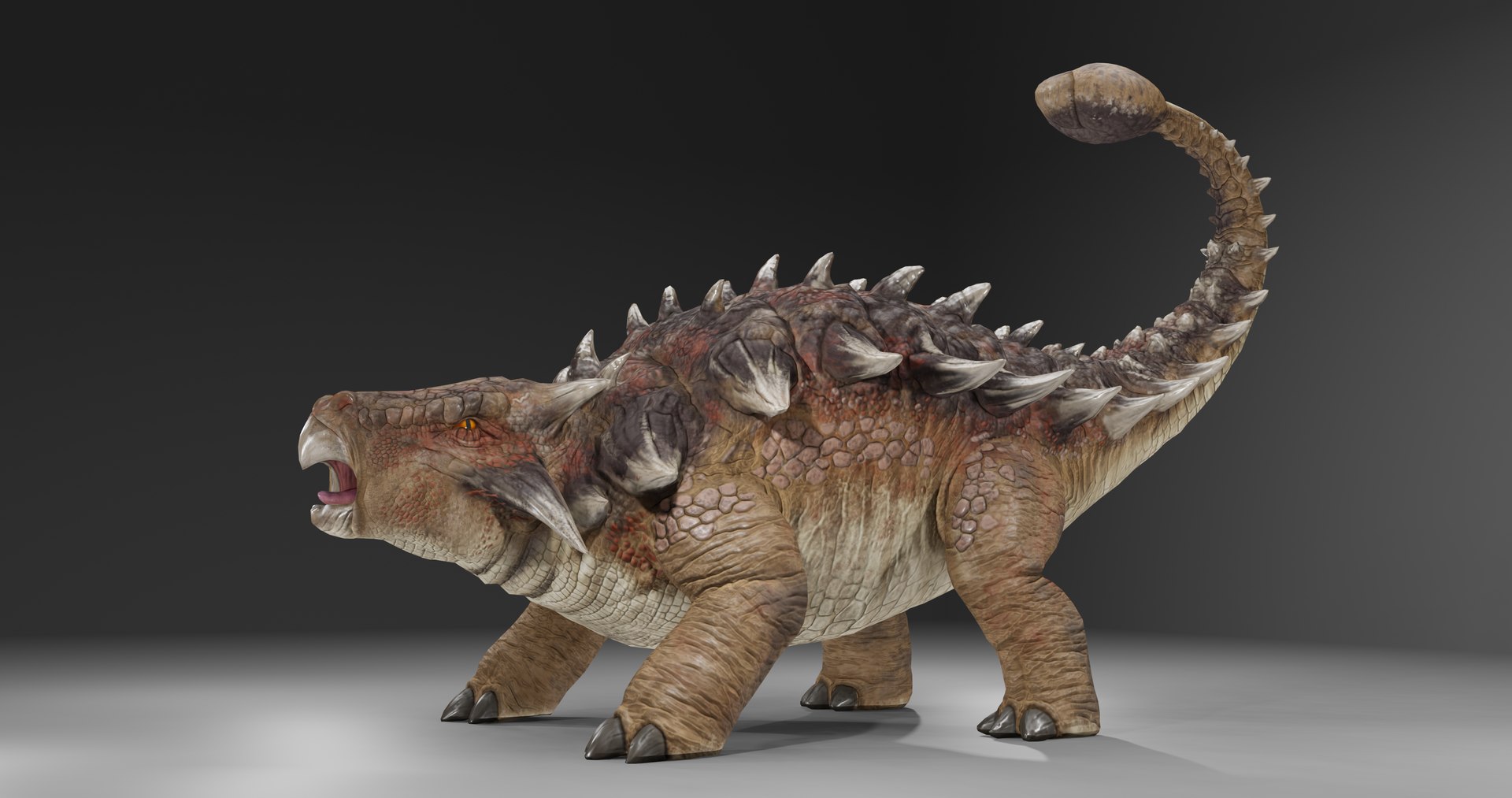 3D Ankylosaurus Model - TurboSquid 2182118