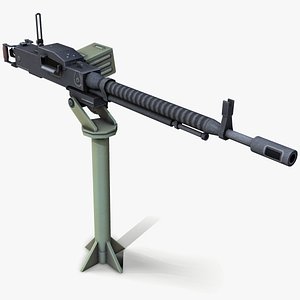 DSHK Machine Gun lowpoly