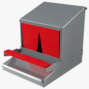 3D model Small Reversible Rollaway Nest Box
