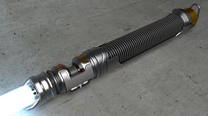 Long Shiny Lightsaber Photorealistic