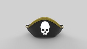 3D pirate hat
