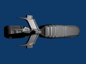 Experimental space torpedo (Untextured)