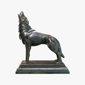 Howling Wolf 3D model