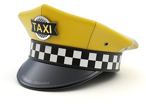 3D cap taxi model