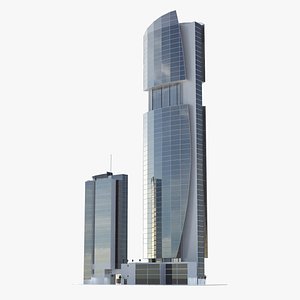 3d dubai towers - building model