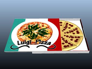 pizza 3d model