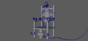silla electrica 3D model