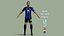 T-Pose Rigged Hakan Calhanoglu Inter Mediolan
