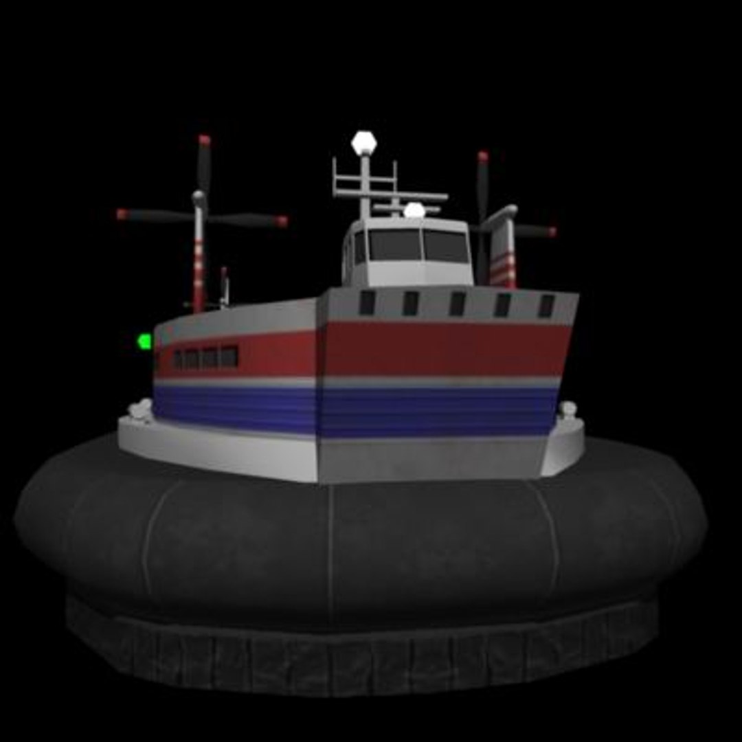 Hovercraft Realtime 3d Model