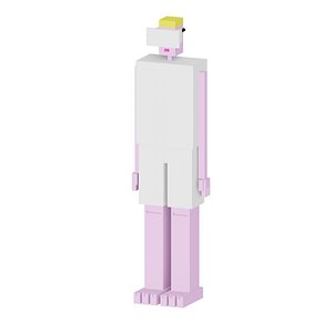 VR glasses Metaverse  8 bit model 3D model
